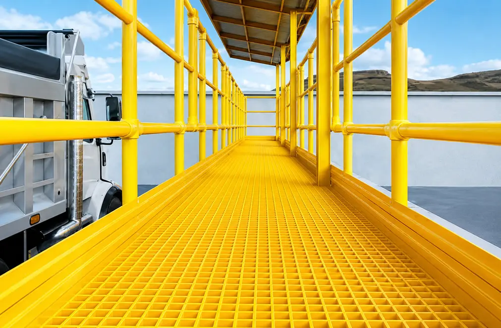 Rejillas gratings en FRP